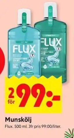 ICA Kvantum FLUX Munskölj erbjuda