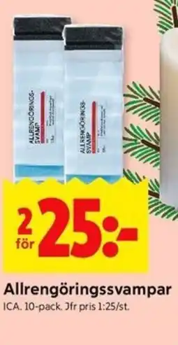 ICA Kvantum ICA Allrengöringssvampar erbjuda