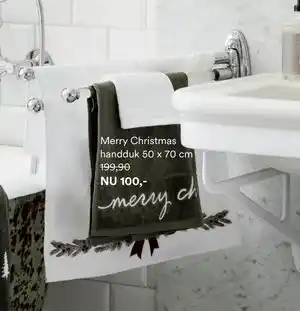 Merry Christmas handduk, SEK 100
