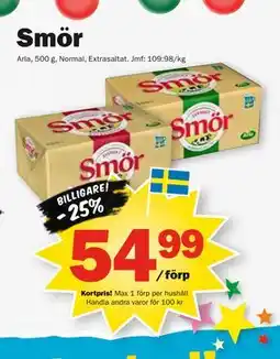 Pekås Smör, Medlemspris erbjuda