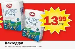 Pekås Havregryn, SEK 13.99 erbjuda