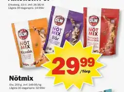 Pekås Nötmix, SEK 29.99 erbjuda