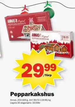 Pekås Pepparkakshus, SEK 29.99 erbjuda
