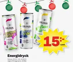 Pekås Energidryck, SEK 15 erbjuda