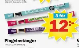 Pekås Pingvinstänger, SEK 12 erbjuda