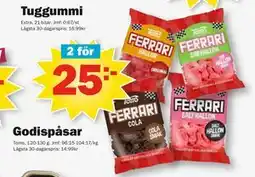 Pekås Godispåsar, SEK 25 erbjuda