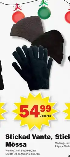 Pekås Stickad Vante, Mössa, SEK 54.99 erbjuda