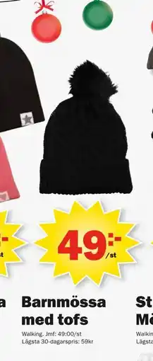 Pekås Barnmössa med tofs, SEK 49 erbjuda