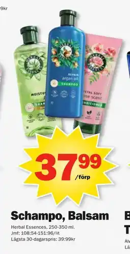 Pekås Schampo, Balsam, SEK 37.99 erbjuda