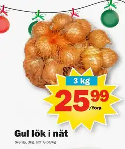 Pekås Gul lök i nät, SEK 25.99 erbjuda