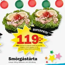 Pekås Smörgåstårta, SEK 119 erbjuda
