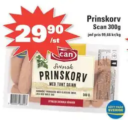 Nära dej Prinskorv, SEK 29.9 erbjuda