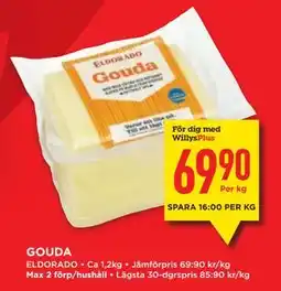 Willys GOUDA, Medlemspris erbjuda