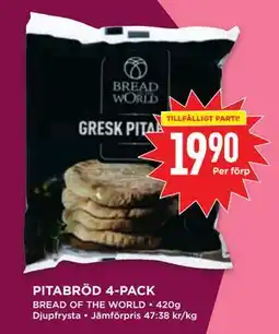 Willys PITABRÖD 4-PACK, SEK 19.9 erbjuda