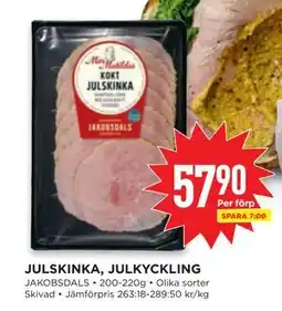 Willys JULSKINKA, JULKYCKLING, SEK 57.9 erbjuda