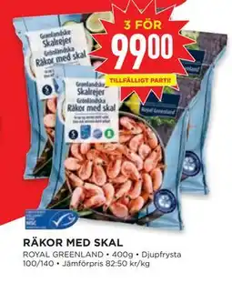 Willys RÄKOR MED SKAL, SEK 99 erbjuda