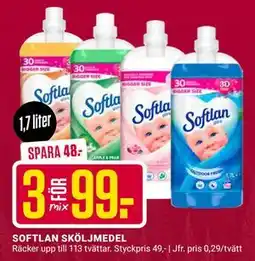 ÖoB SOFTLAN SKÖLJMEDEL, SEK 99 erbjuda