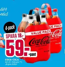 ÖoB COCA-COLA, SEK 59 erbjuda