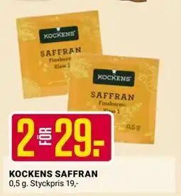 ÖoB KOCKENS SAFFRAN, SEK 29 erbjuda