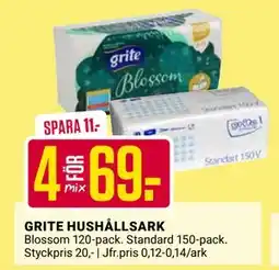 ÖoB GRITE HUSHÅLLSARK, SEK 69 erbjuda