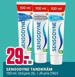 ÖoB SENSODYNE TANDKRÄM, SEK 29 erbjuda