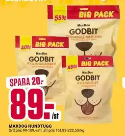 ÖoB MAXDOG HUNDTUGG, SEK 89 erbjuda