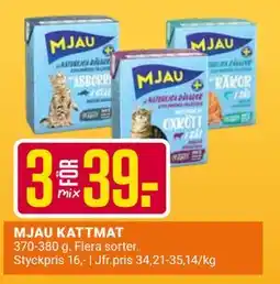 ÖoB MJAU KATTMAT, SEK 39 erbjuda