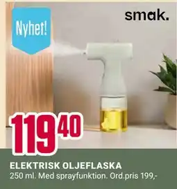 ÖoB ELEKTRISK OLJEFLASKA, SEK 119.4 erbjuda