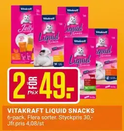 ÖoB VITAKRAFT LIQUID SNACKS, SEK 49 erbjuda