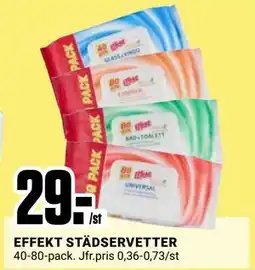 ÖoB EFFEKT STÄDSERVETTER, SEK 29 erbjuda