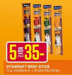 ÖoB VITAKRAFT BEEF-STICK, SEK 35 erbjuda