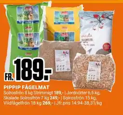 ÖoB Solrosfrön 8 kg Strimmigt erbjuda