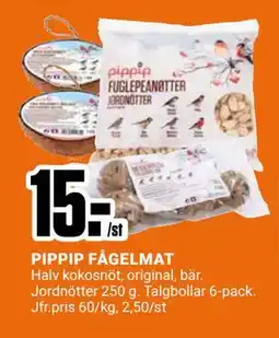 ÖoB PIPPIP FÅGELMAT, SEK 15 erbjuda