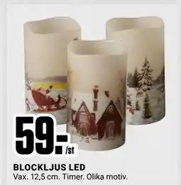 ÖoB BLOCKLJUS LED, SEK 59 erbjuda