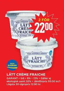 Willys Hemma LÄTT CRÈME FRAICHE, SEK 22 erbjuda