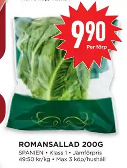 Willys Hemma ROMANSALLAD 200G, SEK 9.9 erbjuda