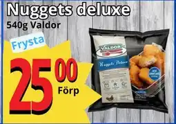 Supergrossen Nuggets deluxe, SEK 25 erbjuda