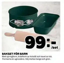 Coop Daglivs BAKSET FÖR BARN, SEK 99 erbjuda