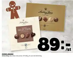 Coop Daglivs CHOKLADASK, SEK 89 erbjuda