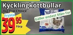 Supergrossen Kycklingköttbullar, SEK 39.95 erbjuda