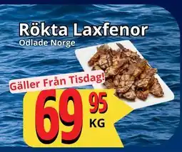 Supergrossen Rökta Laxfenor, SEK 69.95 erbjuda