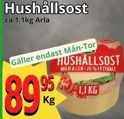 Supergrossen Hushållsost, SEK 89.95 erbjuda
