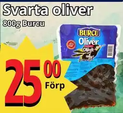 Supergrossen Svarta oliver, SEK 25 erbjuda
