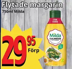Supergrossen Flytade margarin, SEK 29.95 erbjuda