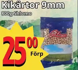 Supergrossen Kikärtor 9mm, SEK 25 erbjuda