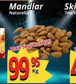 Supergrossen Mandlar, Medlemspris erbjuda
