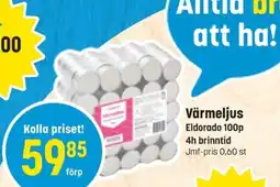 Eurocash ELDORADO Värmeljus erbjuda
