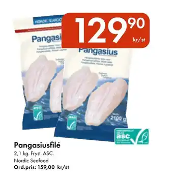 Snabbgross NORDIC SEAFOOD Pangasiusfilé erbjuda