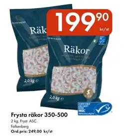 Snabbgross Frysta räkor 350-500 erbjuda