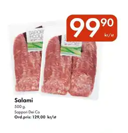 Snabbgross SAPPORI DEI CO Salami erbjuda